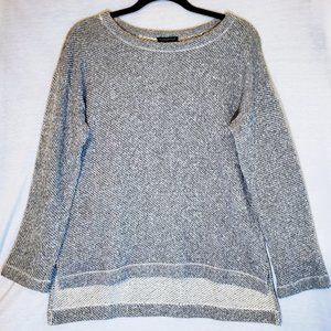 Eileen Fisher Organic Cotton Long Sleeve Hi Lo XS